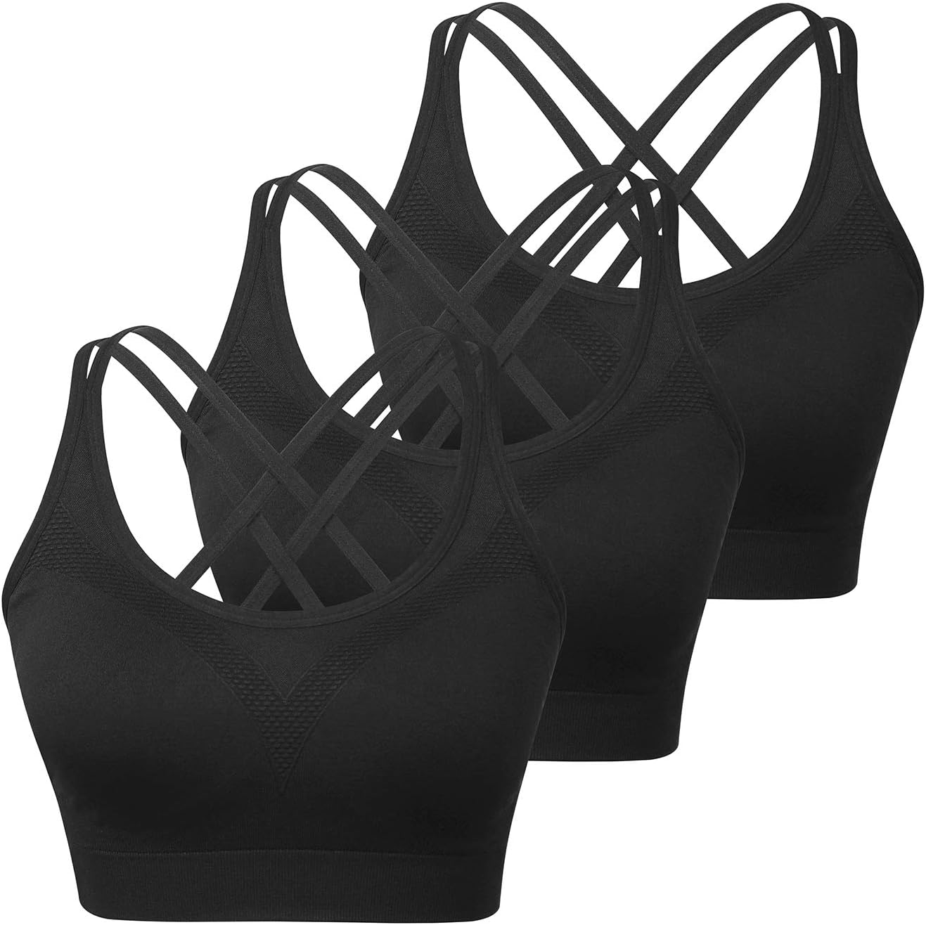 Ultimate Comfort: WOYYHO Cross Back Sports Bra Review for Active Women