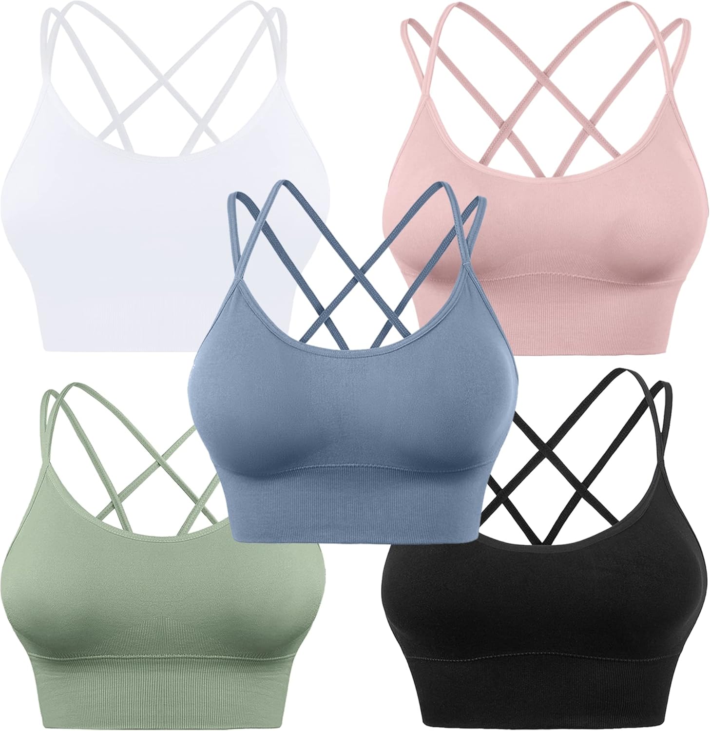 Unleash Comfort and Style: Evercute Cross Back Sport Bras Review for All Your Workouts!