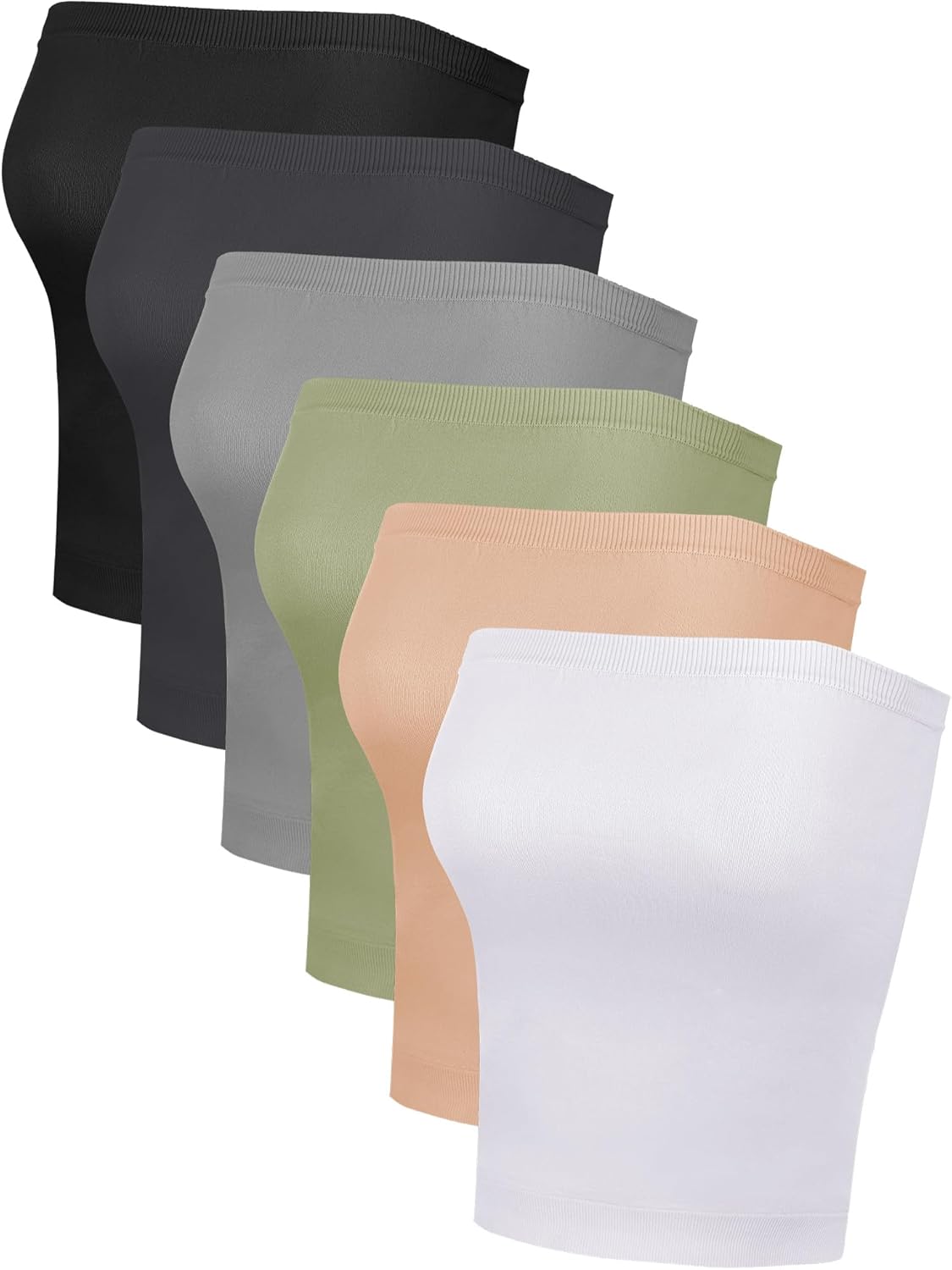Unleash Comfort: Review of the 6 Pack Women's Bandeau Tops for Every Occasion!