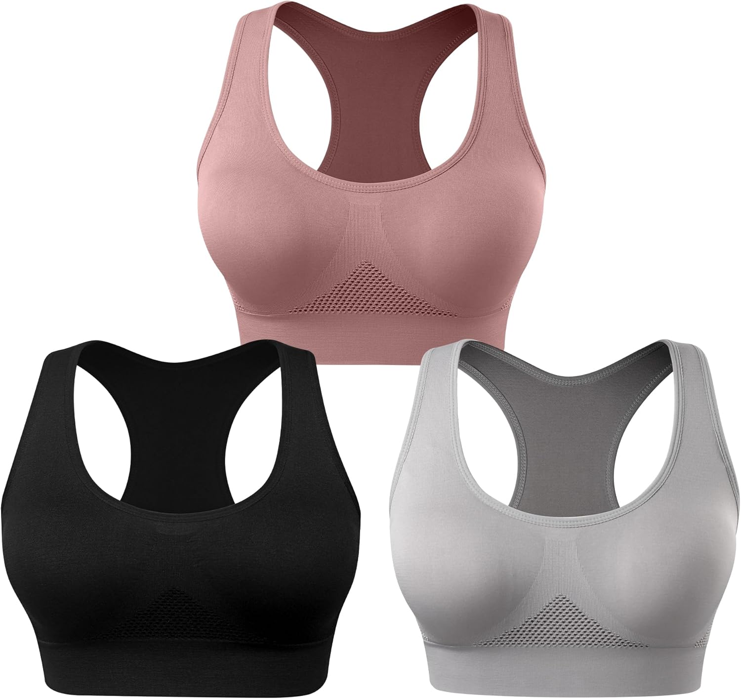 Unleash Comfort: Review of the WANAYOU Racerback Sports Bra Trio!