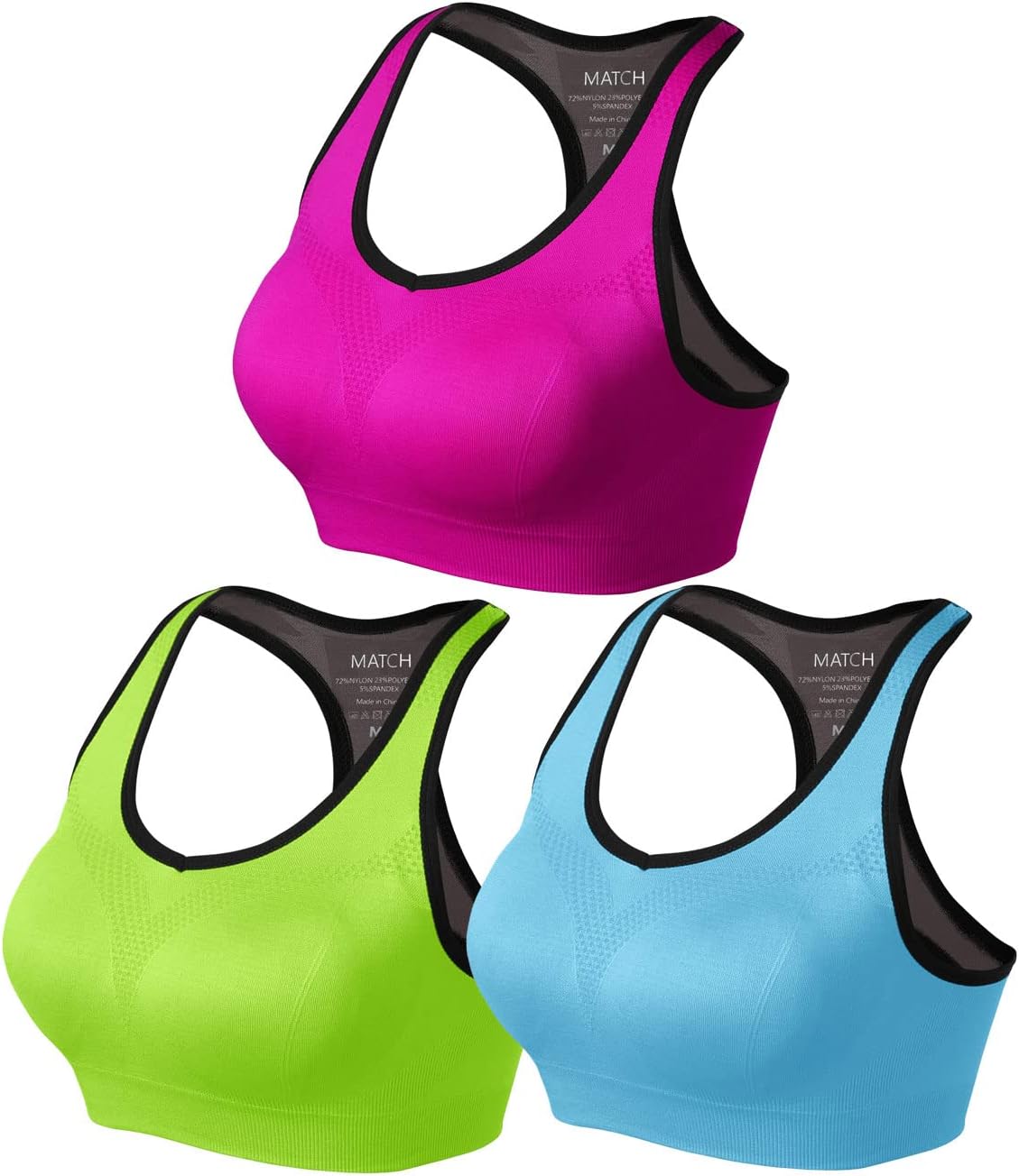Unleash Your Potential: A Review of the Match Racerback Sports Bras for Active Women