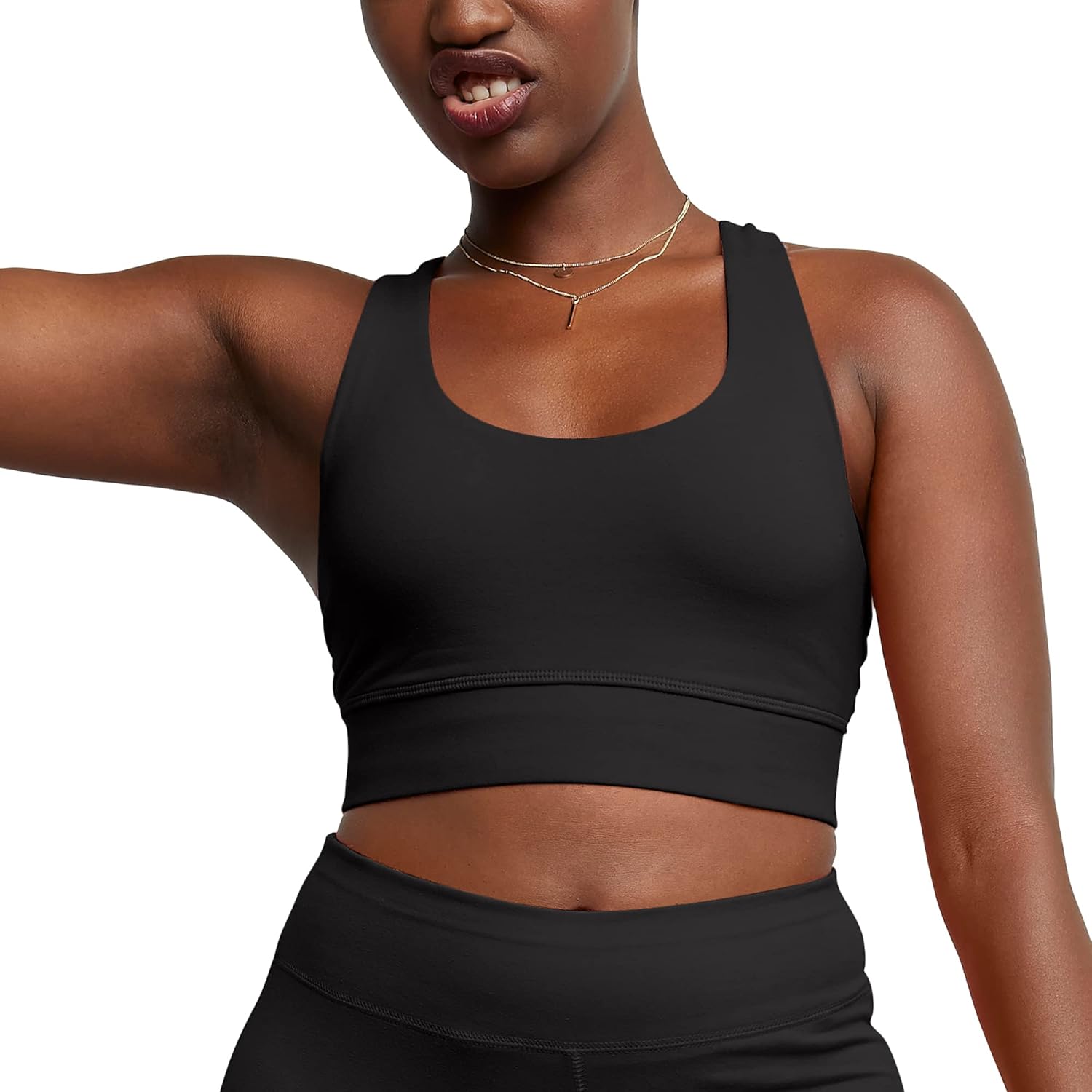 Unmatched Comfort: Discover the Hanes Originals Longline Sports Bra