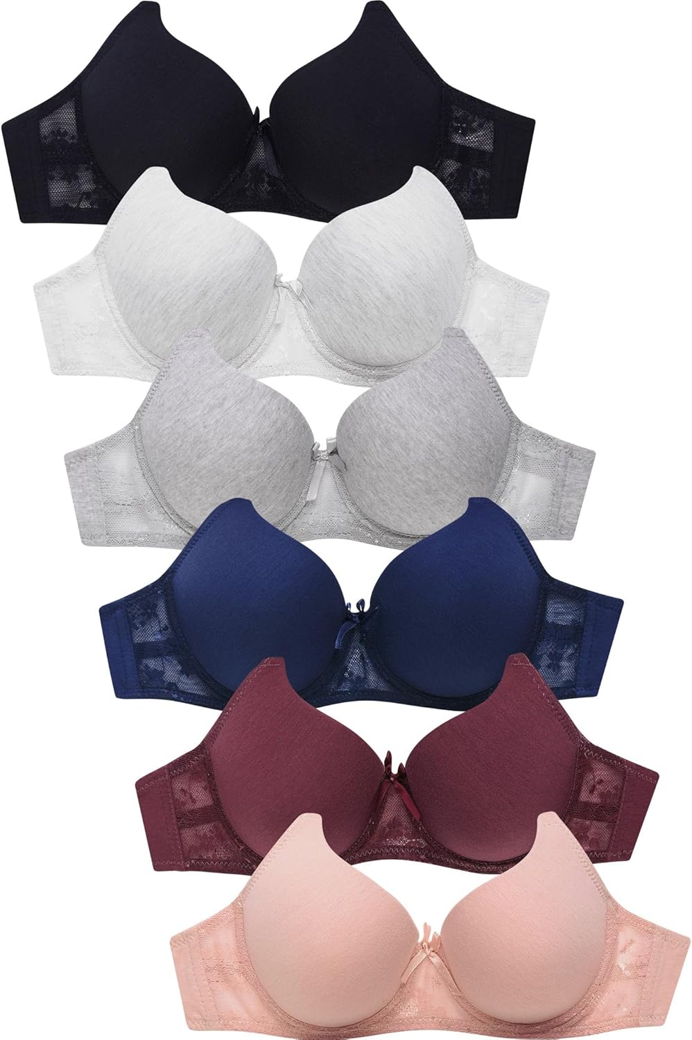 Unveil Comfort: DailyWear's 6-Pack Bras for Effortless Everyday Style