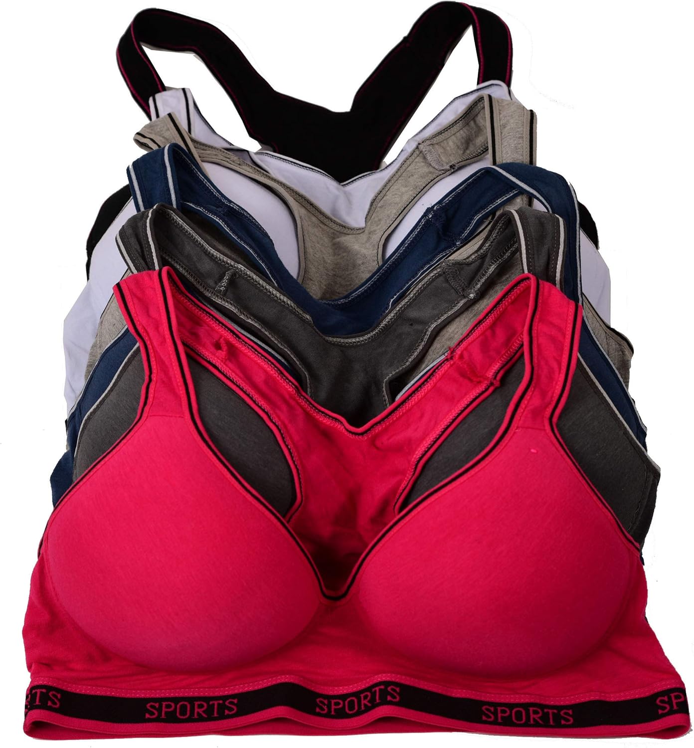 Unveiling Comfort: The Ultimate Review of Viola's Secret 6-Pack Cotton Sports Bras