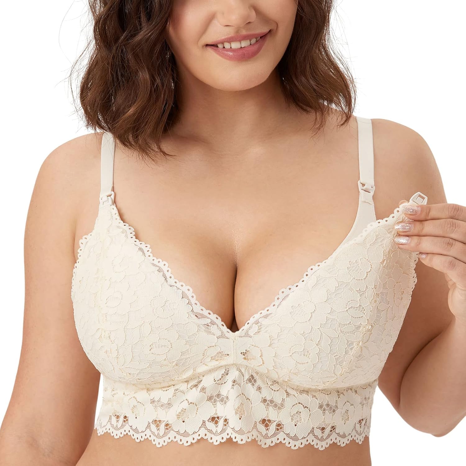 Comfort and Style: A Review of the MOMANDA Women's Lace Nursing Bra
