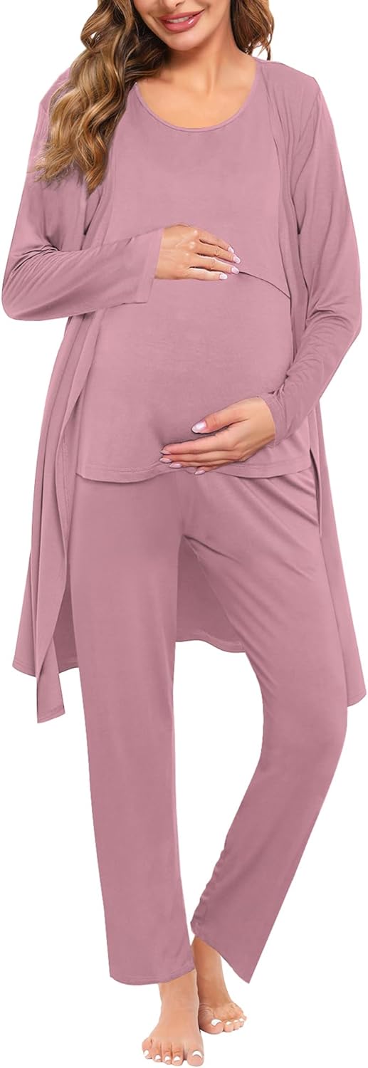 Comfort Meets Care: SWOMOG Maternity Nursing Robe Set Review