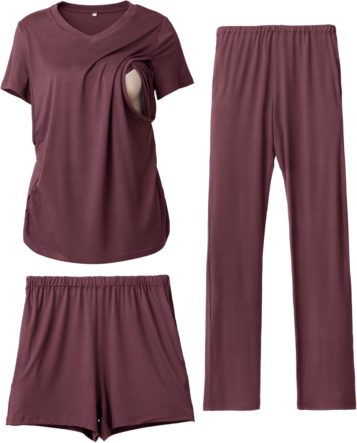 Comfort Meets Convenience: Rnxrbb Maternity Nursing Pajamas Review