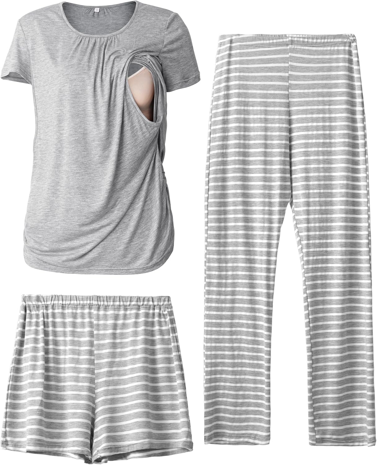 Comfort Meets Convenience: The SUNNYBUY Maternity Nursing Pajamas Set Review