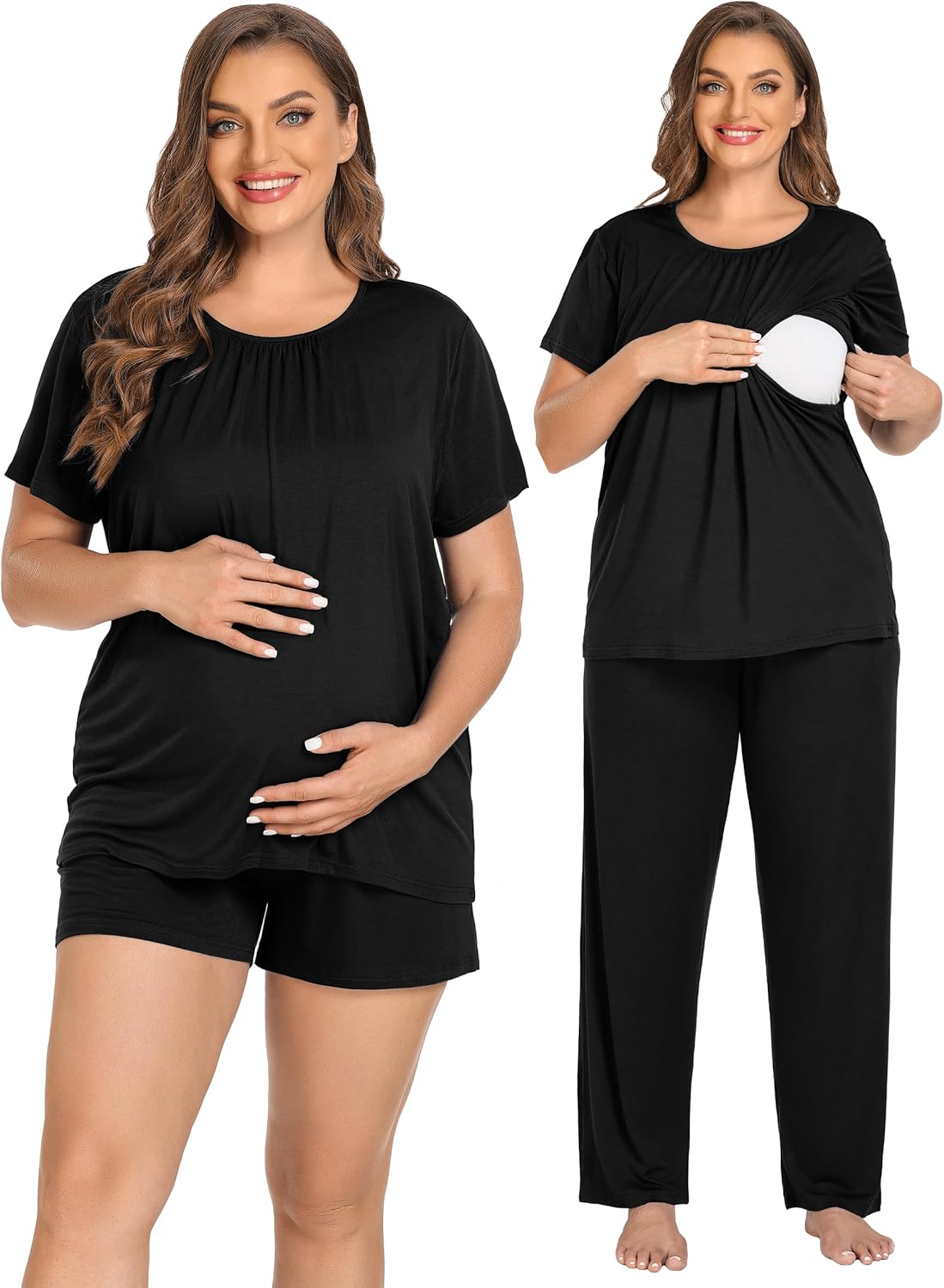 Comfort Meets Function: Review of SWOMOG Maternity Pajama Set for Nursing Moms