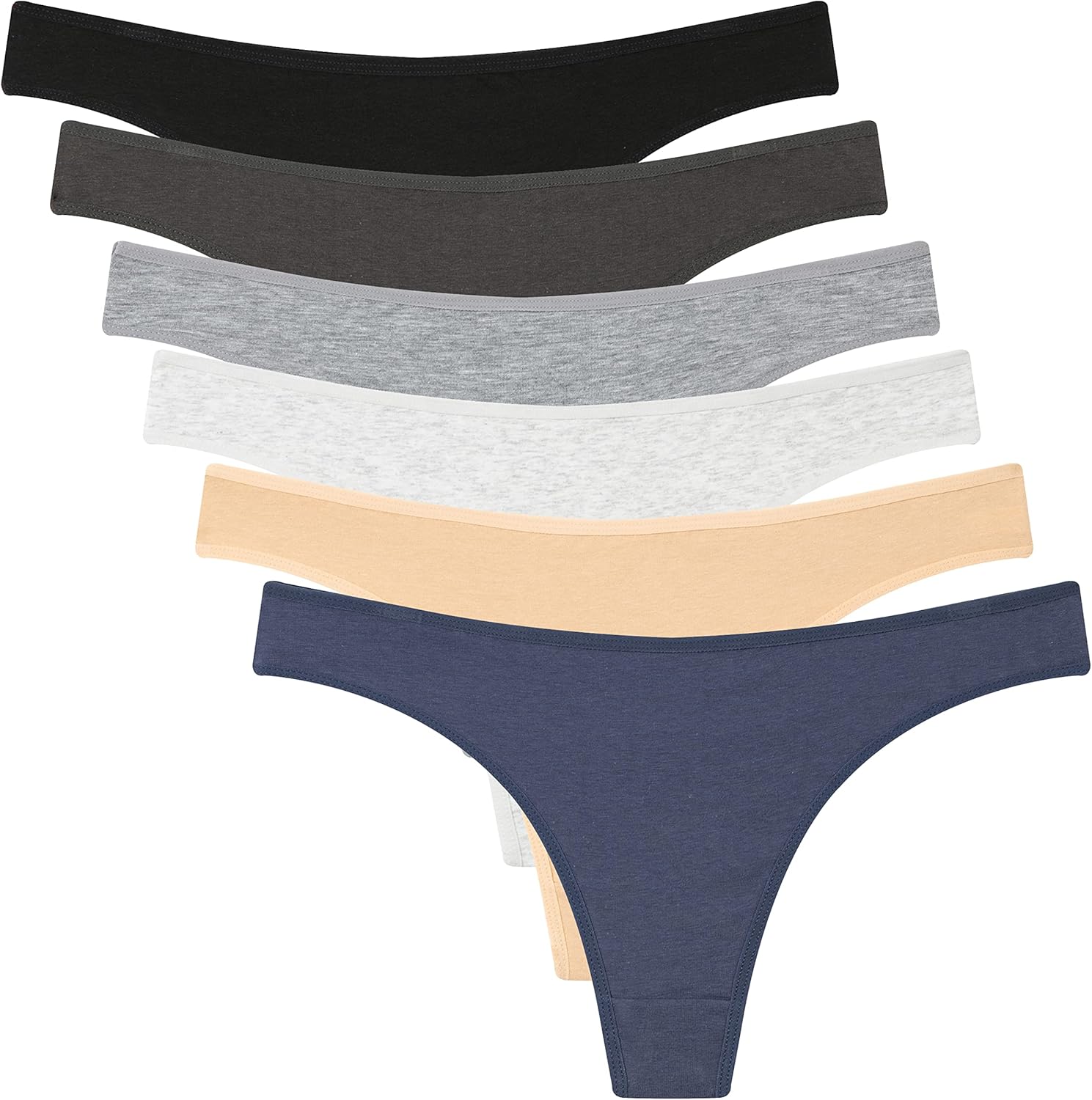 Comfort Meets Style: ELACUCOS 6 Pack Women's Cotton Thongs Review