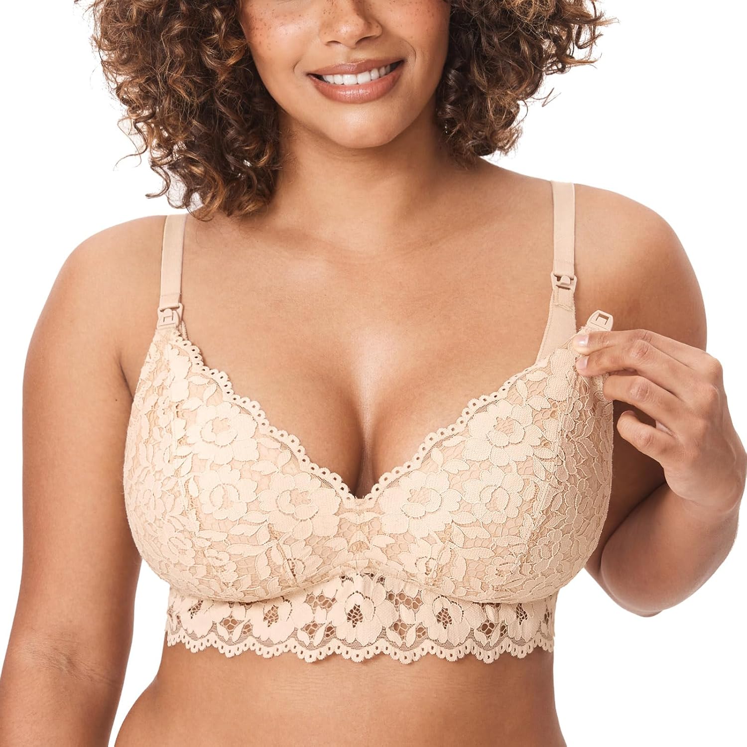 Comfort Meets Support: The MOMANDA Lace Nursing Bra Review