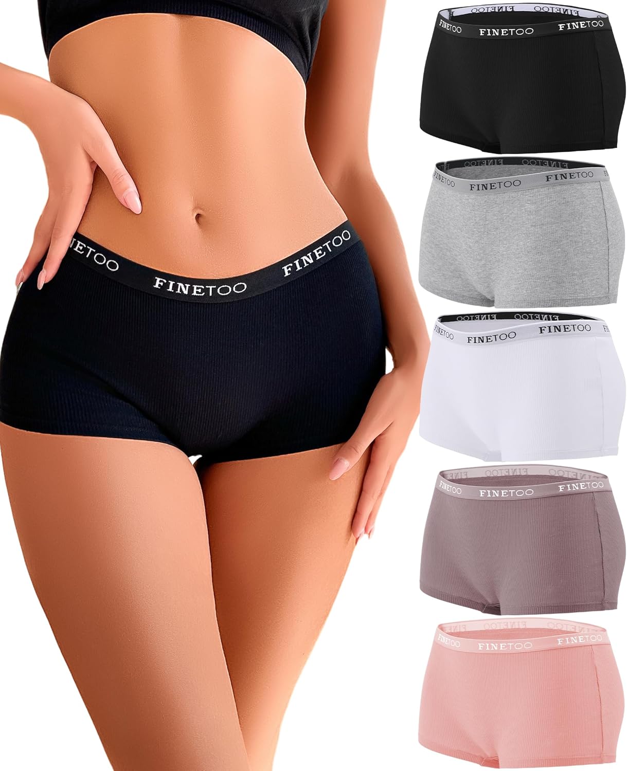 Comfy Coverage: FINETOO Boyshort Underwear Review for Every Woman