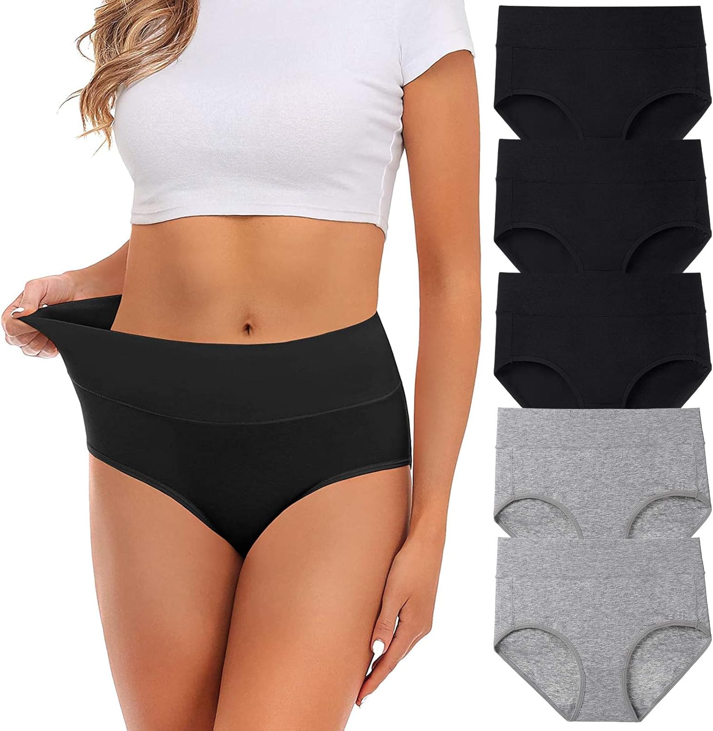 Comfy & Stylish: The Ultimate Review of Women's Cotton Mid Waist Briefs!