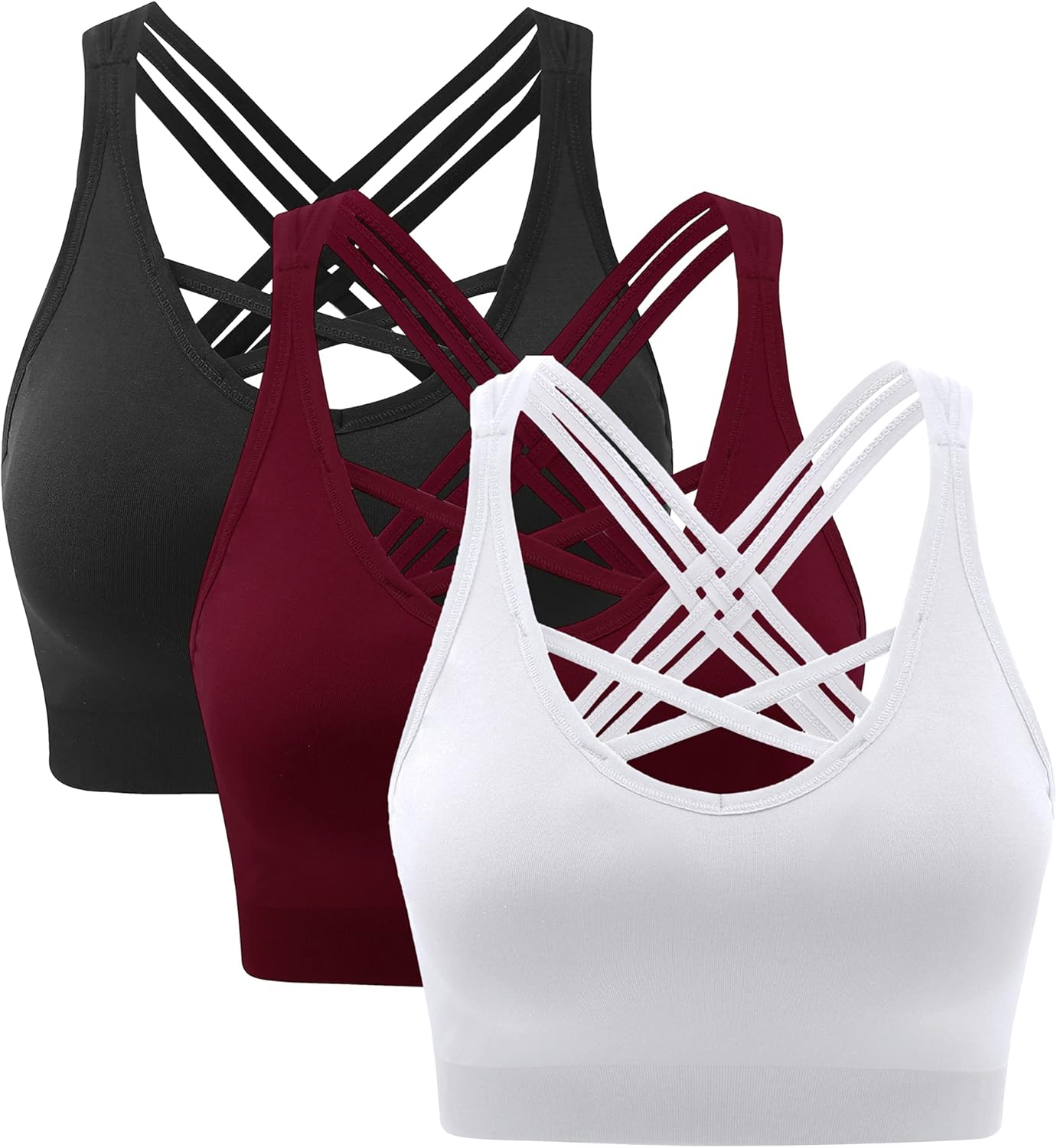 Discover Comfort: ANGOOL Strappy Sports Bras for Your Active Lifestyle
