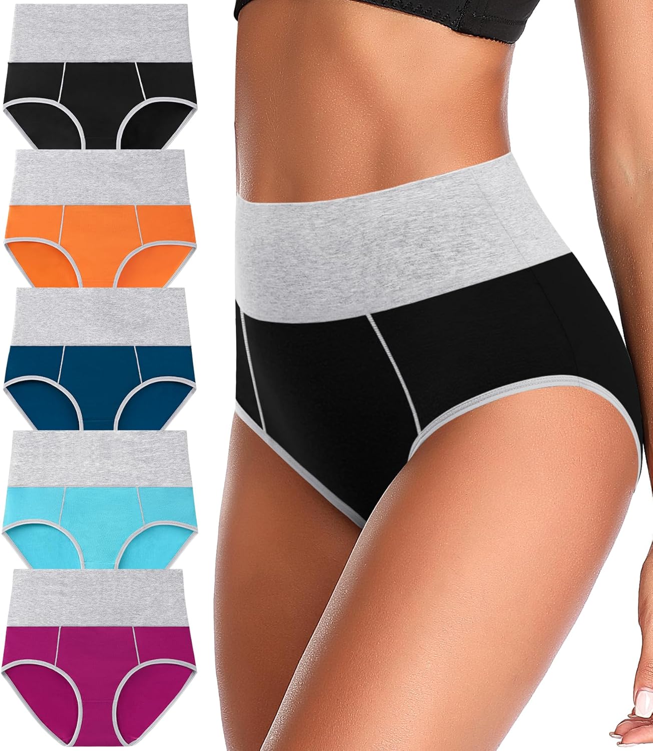 Discover Comfort: ASIMOON High Waisted Tummy Control Panties Review!