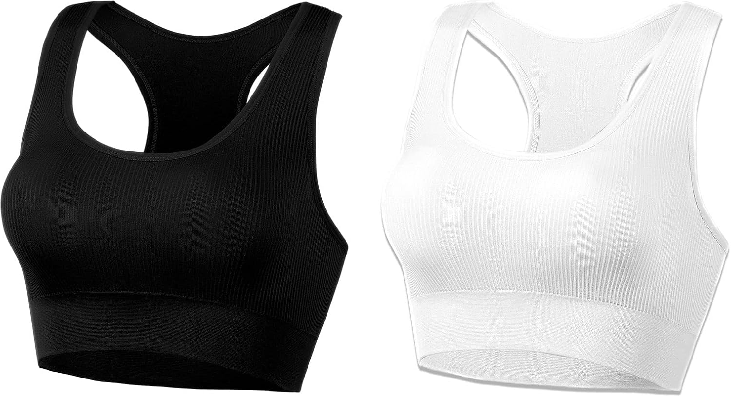 Elevate Your Workout: AMRIY Medium Support Racerback Sports Bra Review