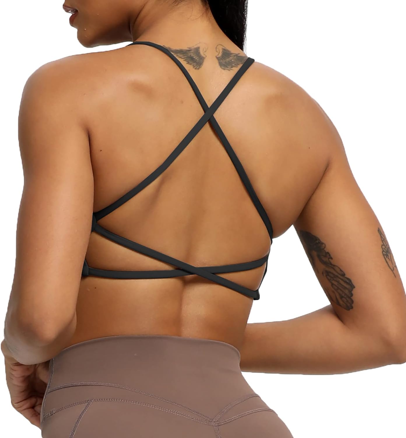 Elevate Your Workout: Aoxjox Backless Padded Sports Bra Review