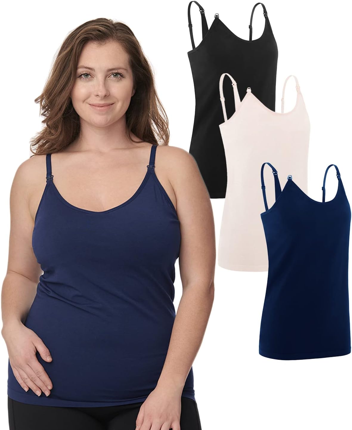 Essential Comfort: Under Control Nursing Cami 3-Pack Review for Breastfeeding Moms