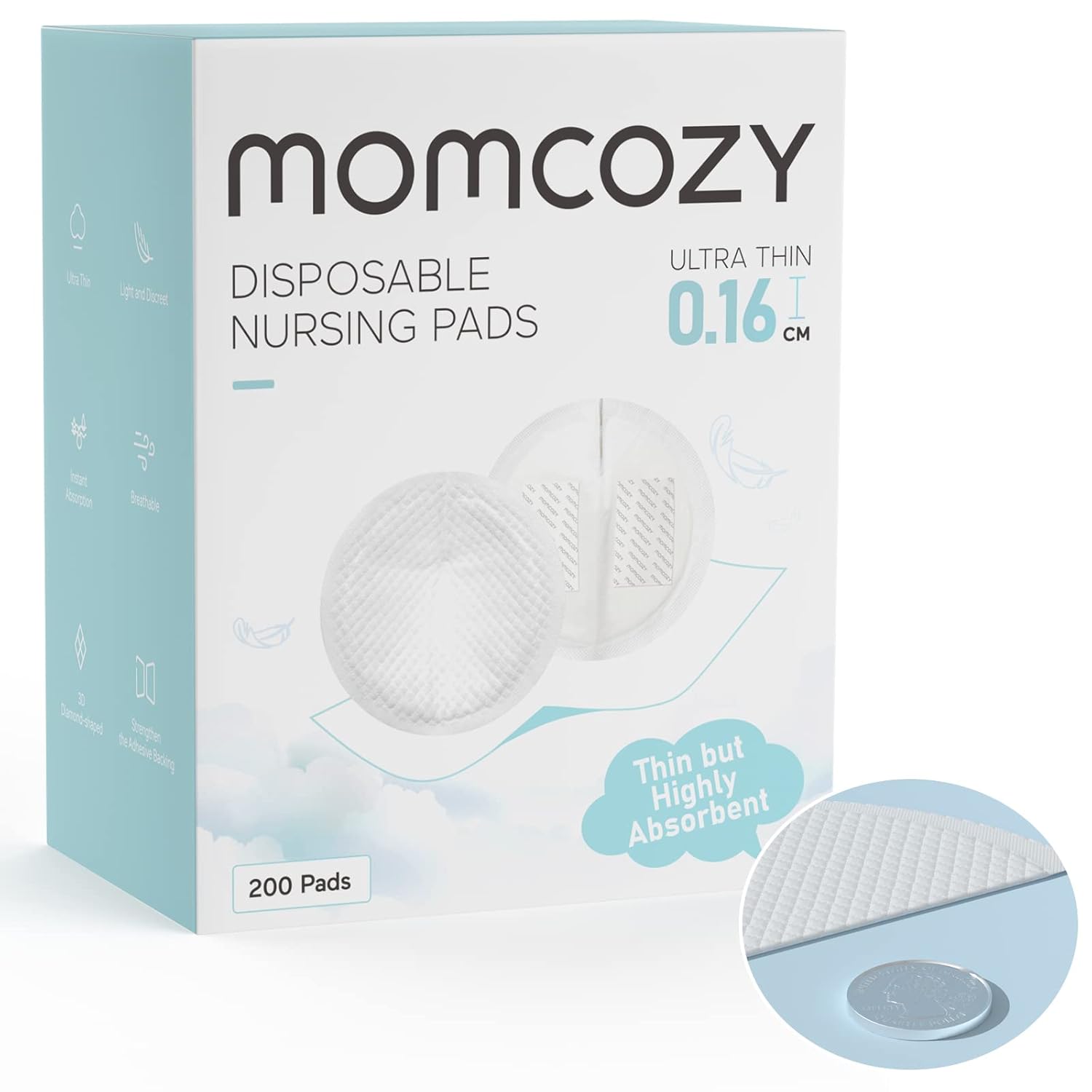 Experience Comfort: Review of Momcozy Ultra-Thin Disposable Nursing Pads