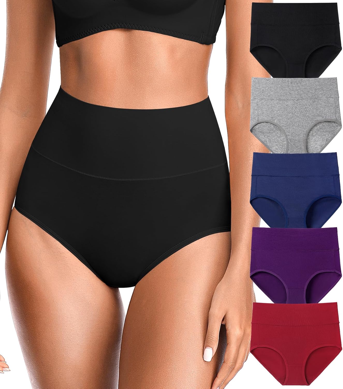 Flattering Comfort: Review of OLIKEME Women's High Waisted Tummy Control Briefs