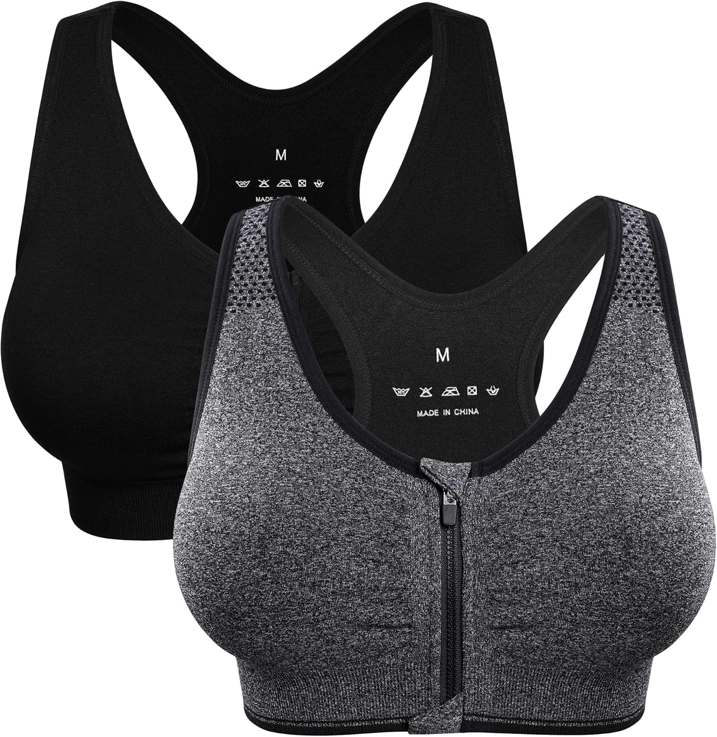 Revive & Thrive: The Ideal Women's Zip Front Sports Bra for Comfort and Recovery