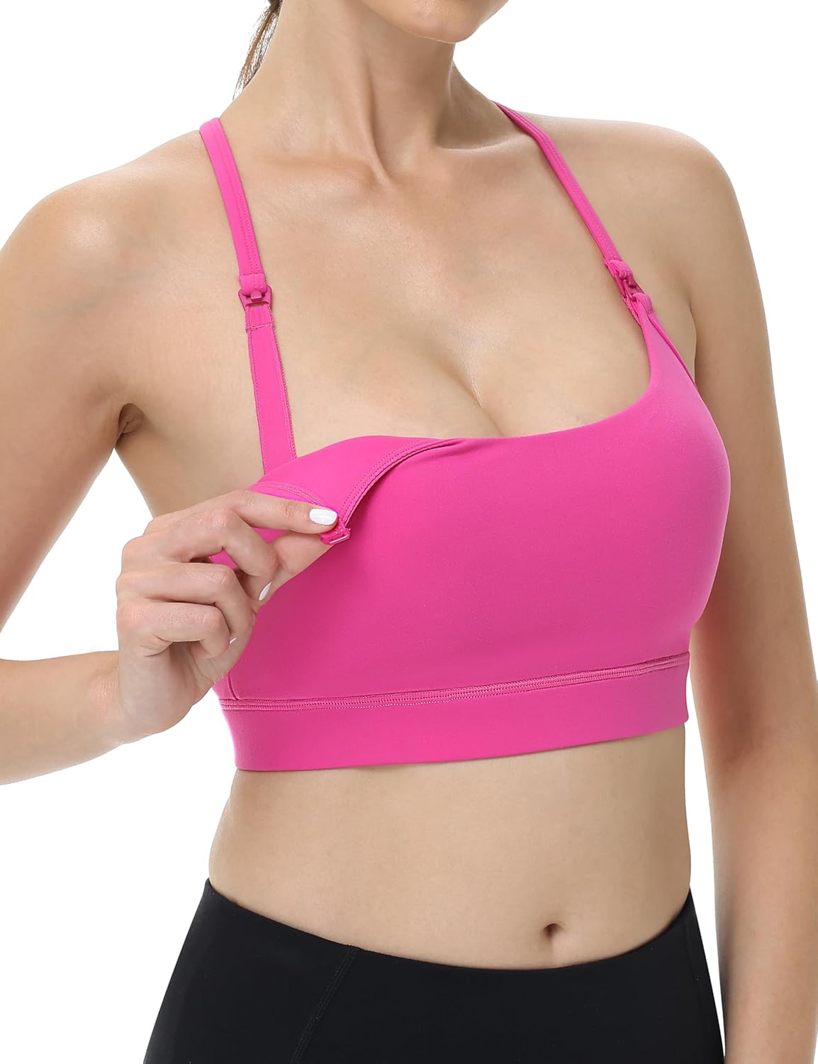 Top-Reviewed V VOCNI Nursing Sports Bras: Comfortable & Stylish for New Moms!