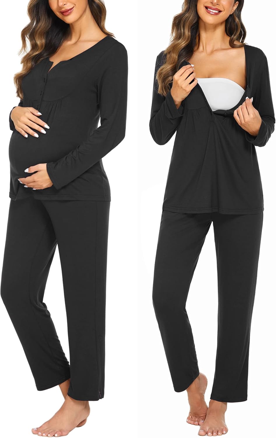 Ultimate Comfort: Ekouaer Maternity Nursing Pajama Sets Review