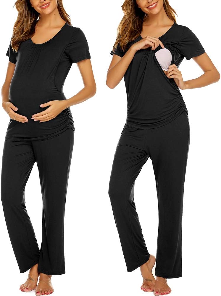 Ultimate Comfort: Ekouaer Women's Nursing Pajamas Review for Moms-to-Be