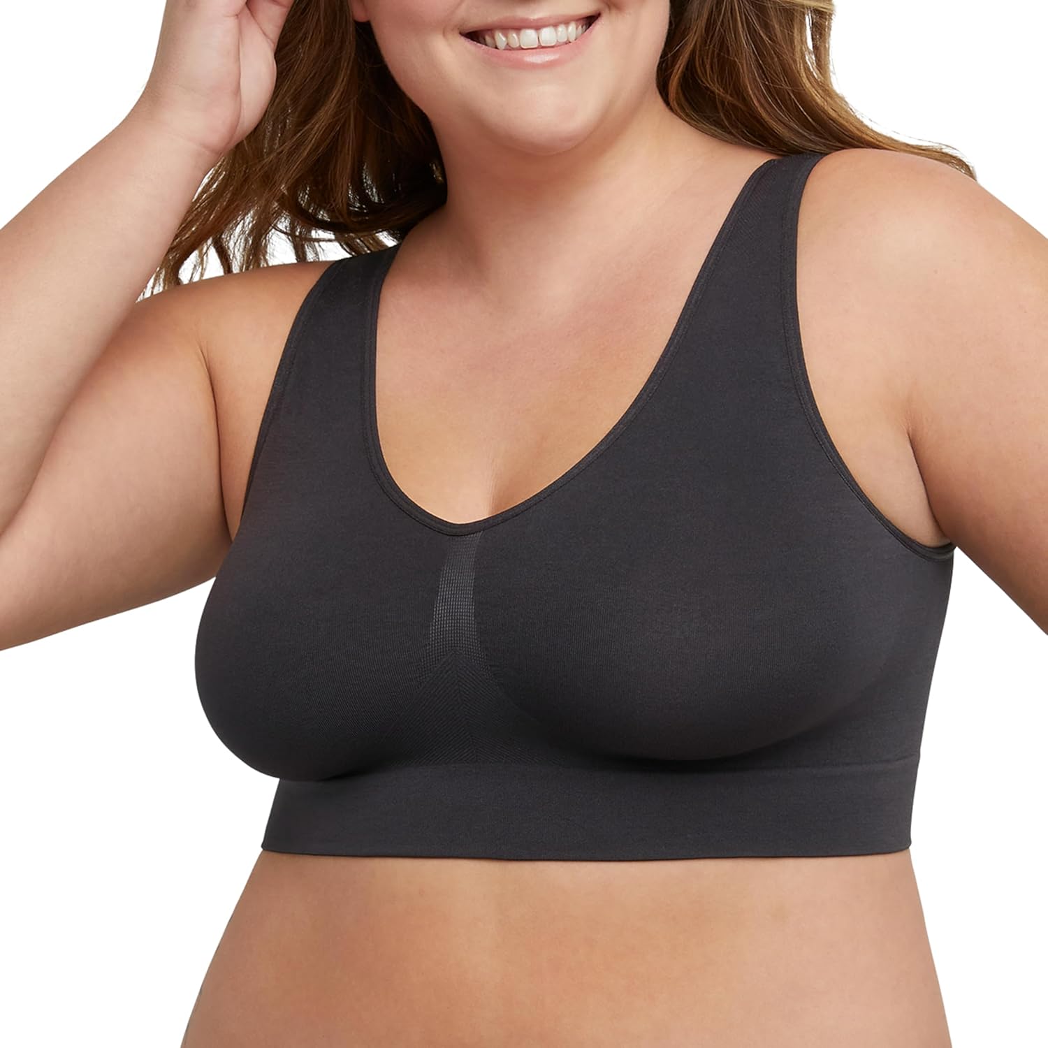 Ultimate Comfort: JUST MY SIZE Hanes Women's Seamless Bralette Reviewed!