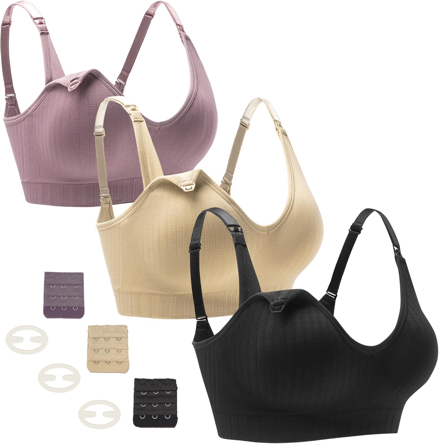 Ultimate Comfort: Review of the 3 Pack Wireless Nursing Bras for Breastfeeding Moms