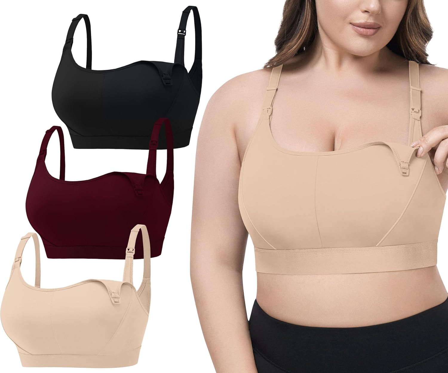 Ultimate Comfort: Review of the 3-Pack Maternity Nursing Bras for Easy Breastfeeding