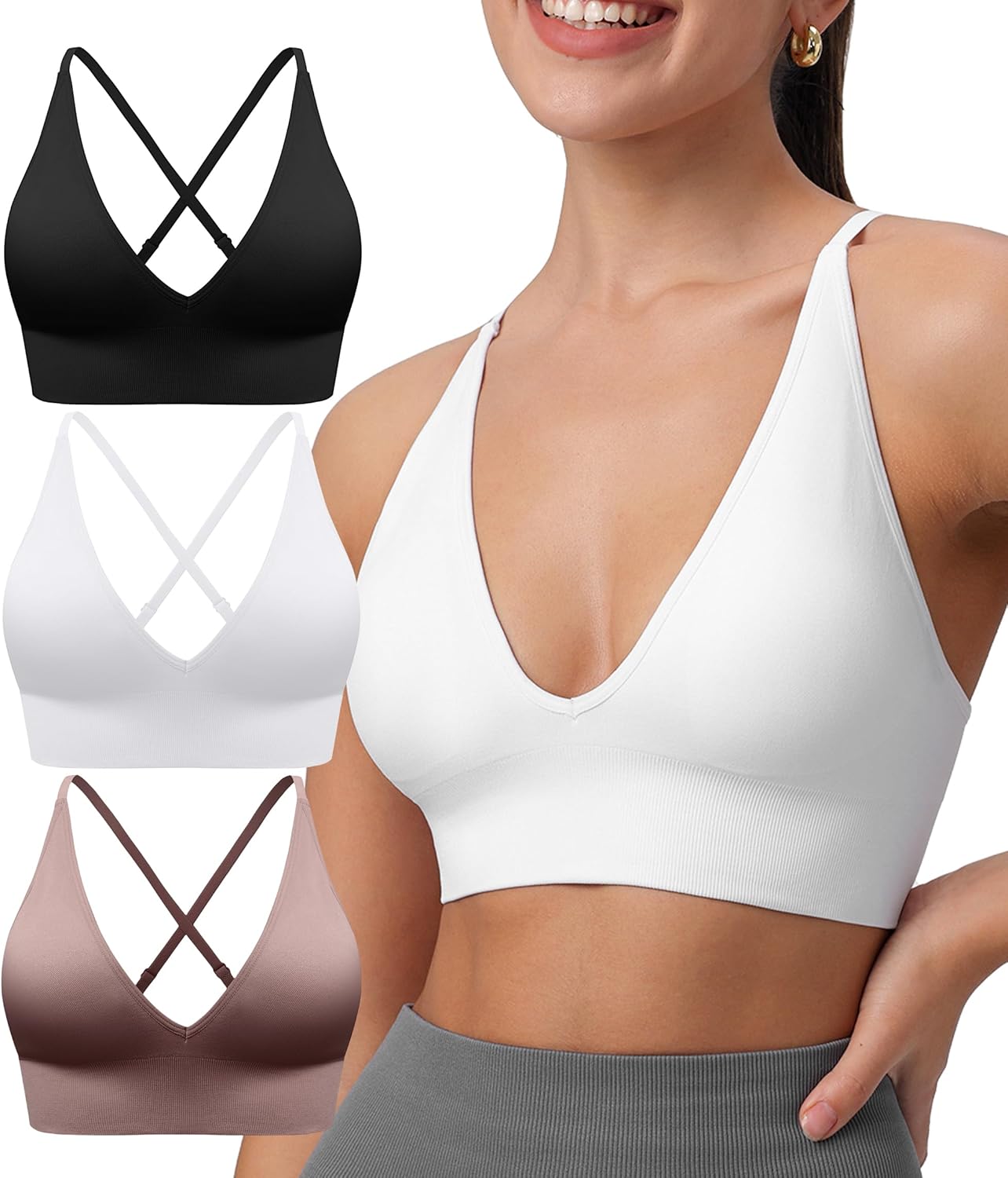 Ultimate Comfort: Review of the Womens Deep V-Neck Longline Sports Bra