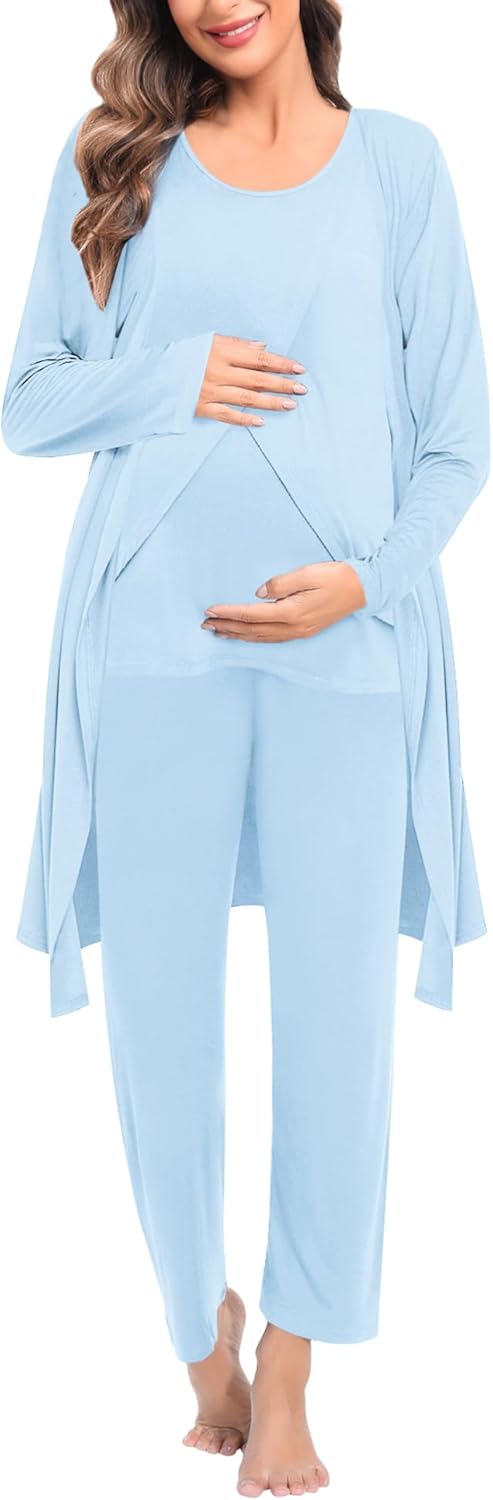 Ultimate Comfort: SWOMOG Maternity Nursing Robe Set Review