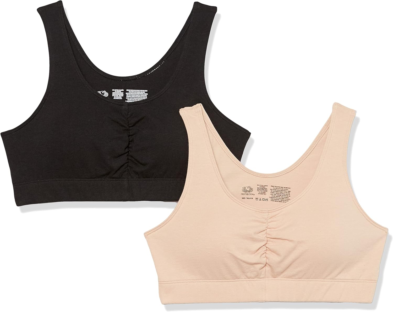 Unleash Comfort: Fruit of the Loom Women's Shirred Front Sport Bra Review