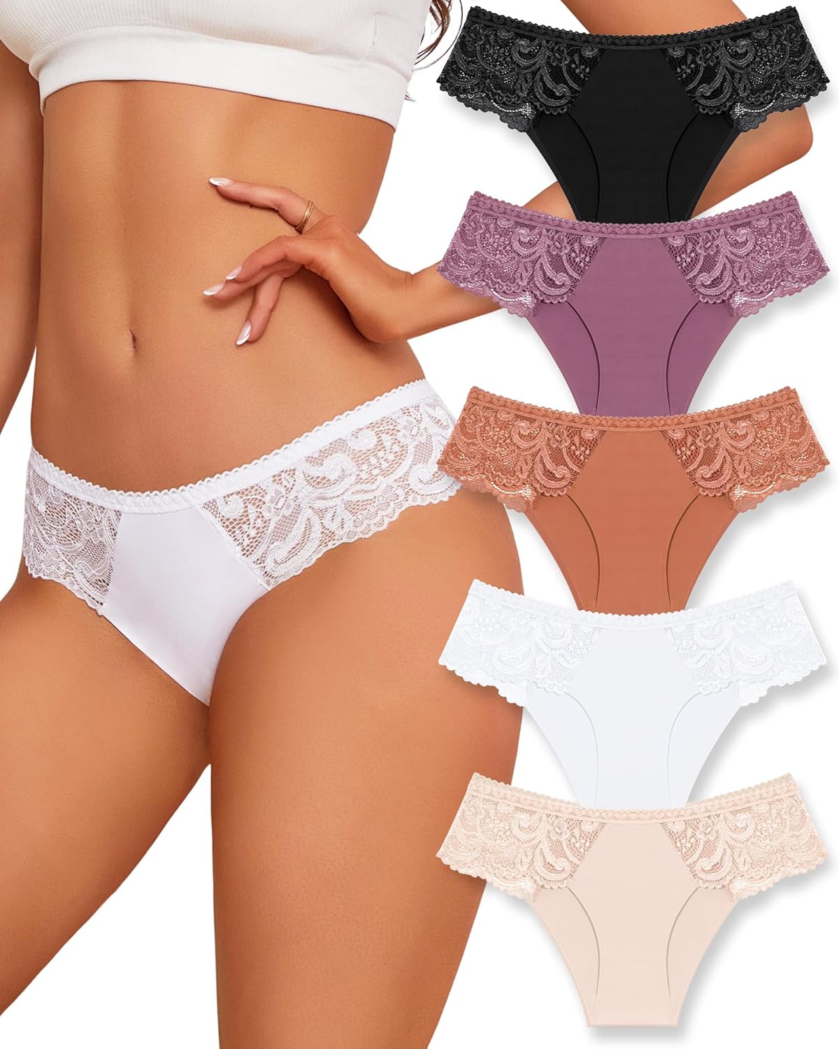 Unveiling Comfort: The Ultimate Review of ROSYCORAL’s Lace Silky Seamless Underwear